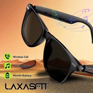 NWT Laxasfit D11 Plus Smart Audio Sunglasses Bluetooth Call Polarized
